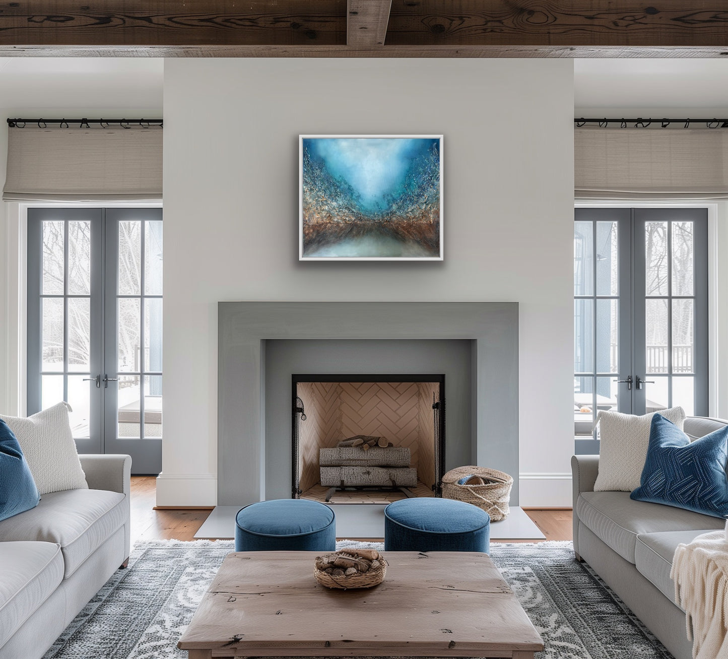 Echoes Beneath | 70 x 80 cm