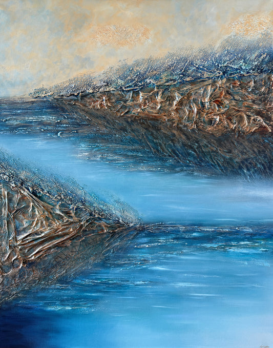 Confluence - Summer | 100 x 80 cm