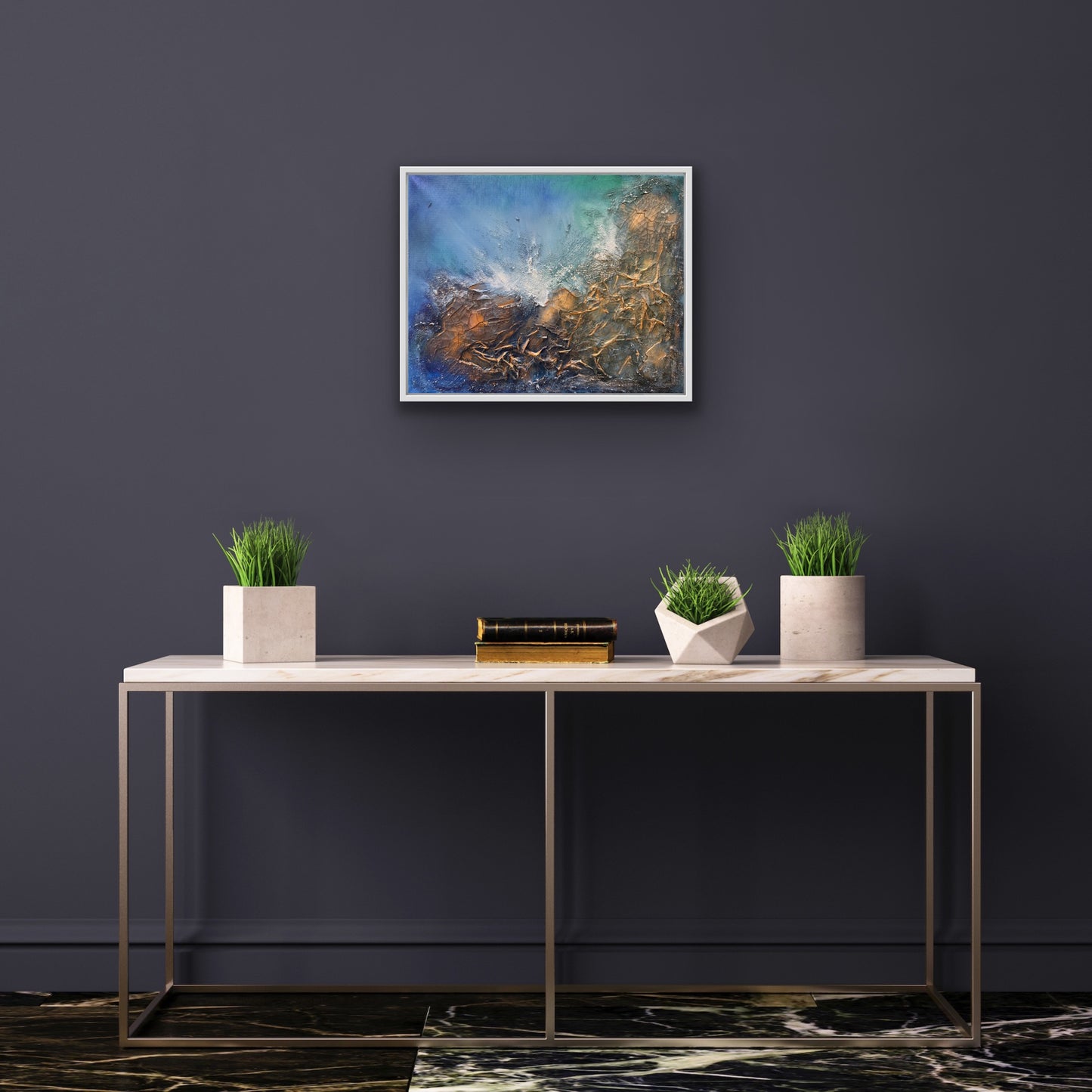 Original oil painting abstract artwork