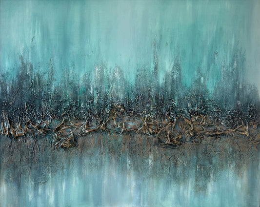 Erosion of Silence | 80 x 100 cm