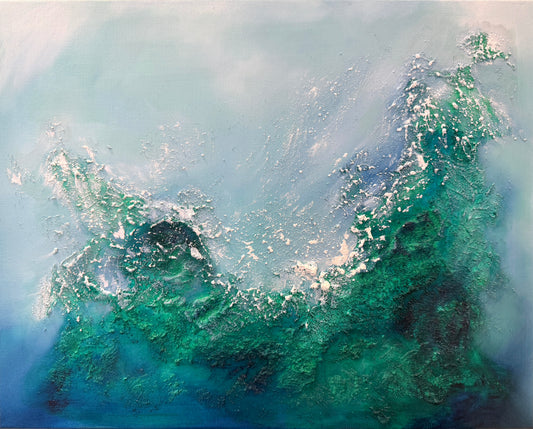 Original oil painting abstract artwork