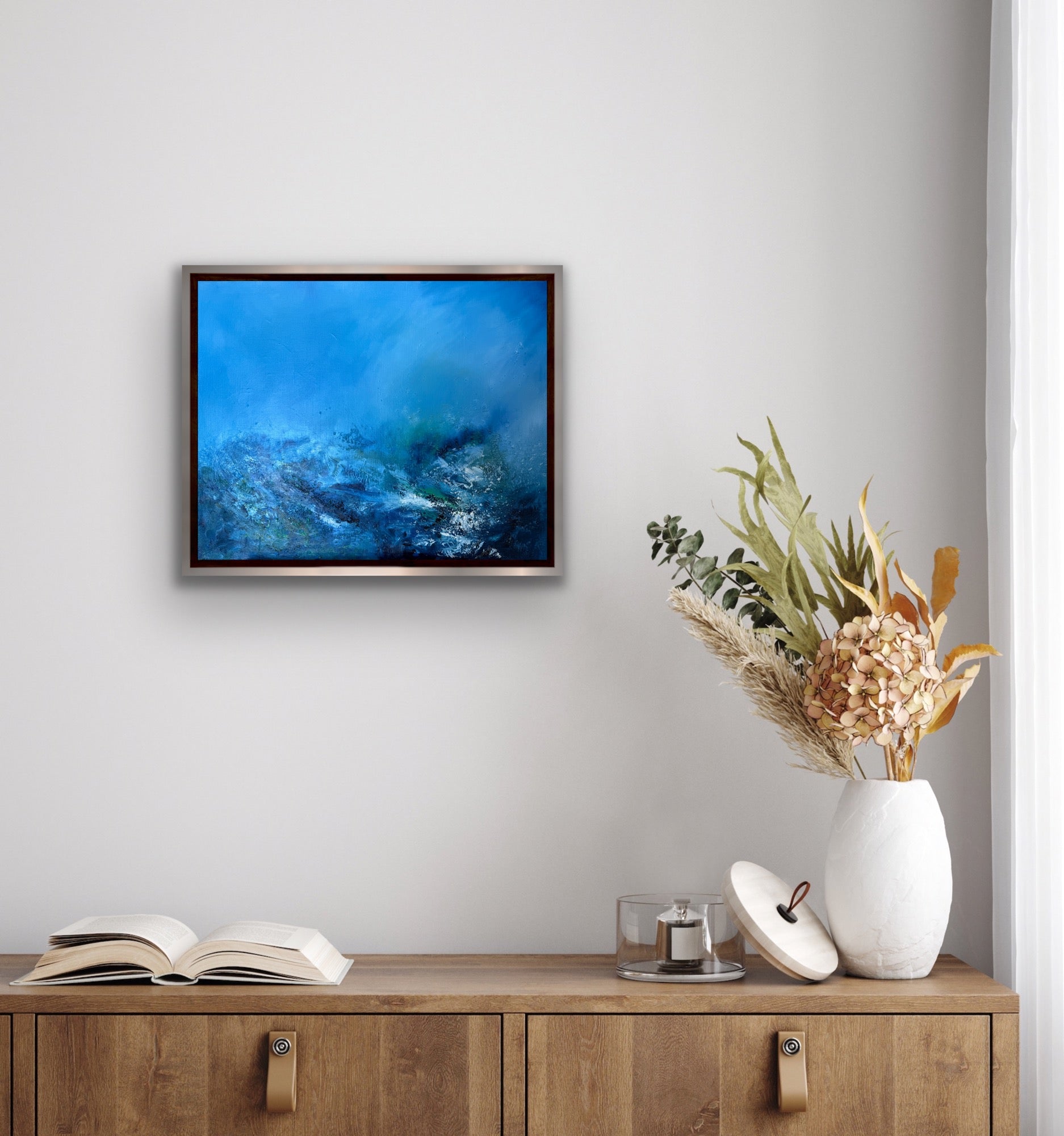 Original oil painting abstract artwork