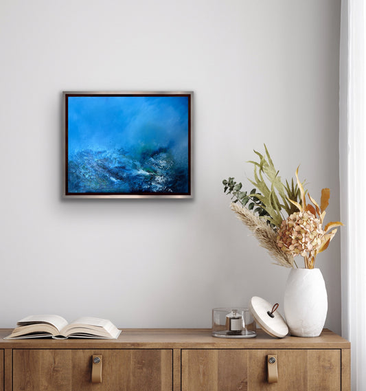 Original oil painting abstract artwork