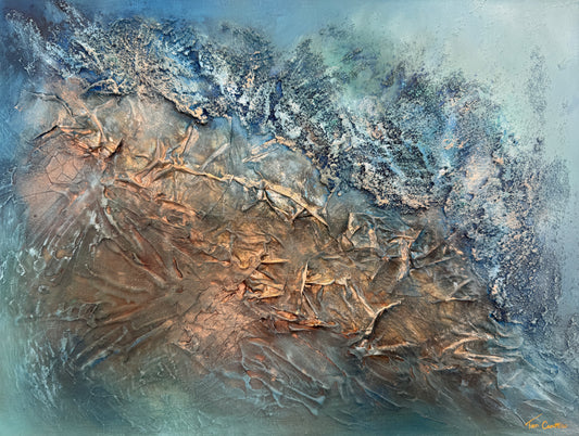 Original oil painting abstract artwork