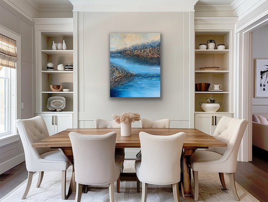 Confluence - Summer | 100 x 80 cm