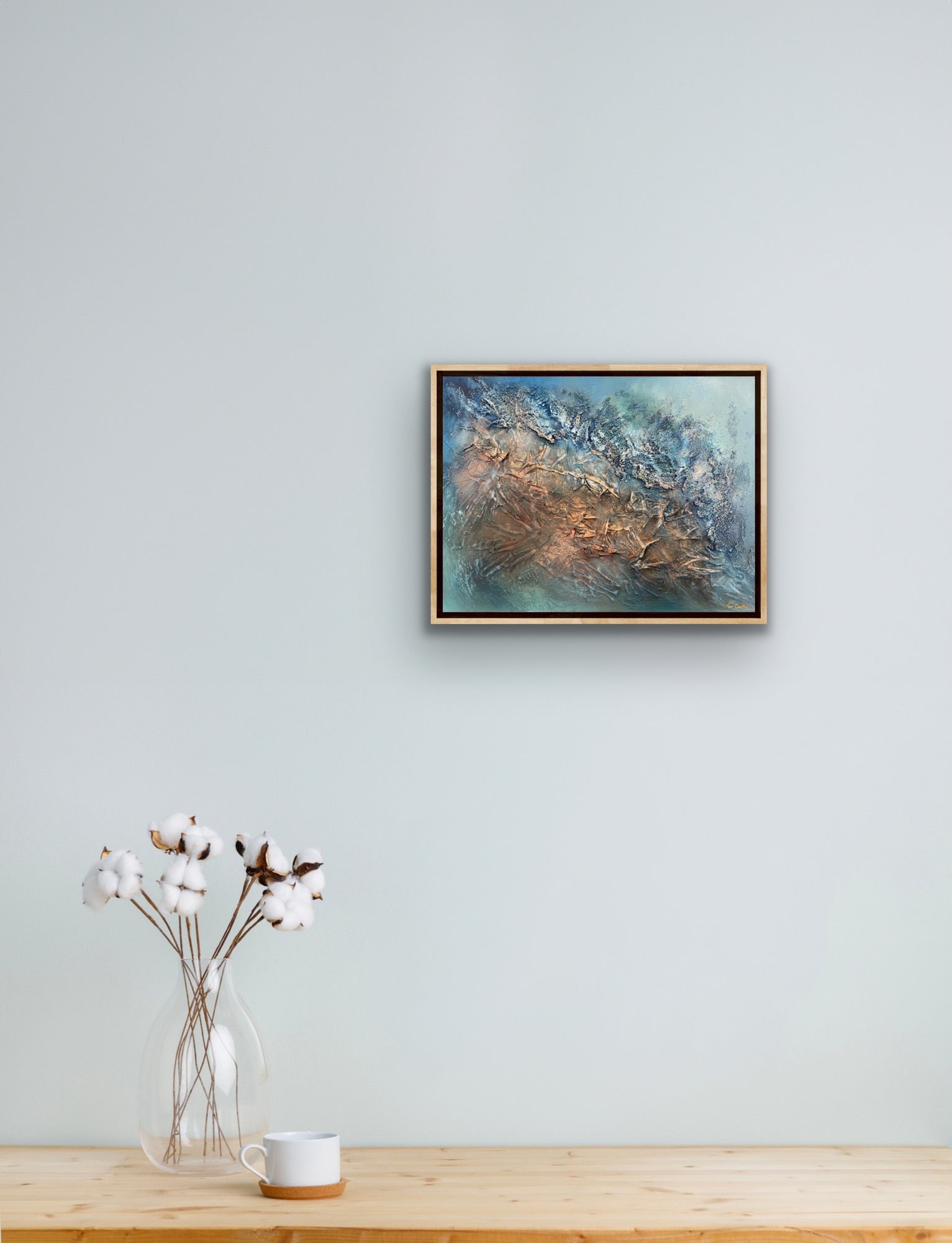 Original oil painting abstract artwork