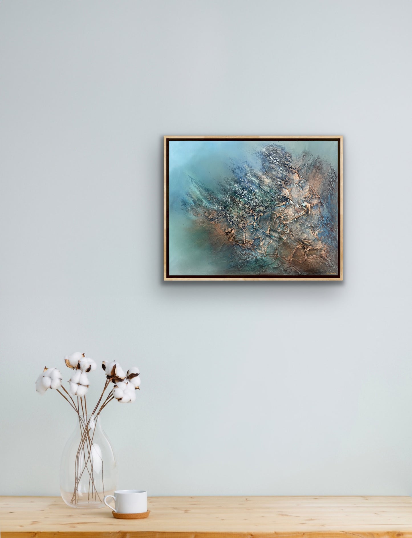Original oil painting abstract artwork
