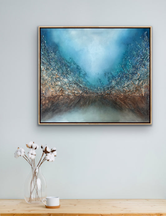 Original oil painting abstract artwork